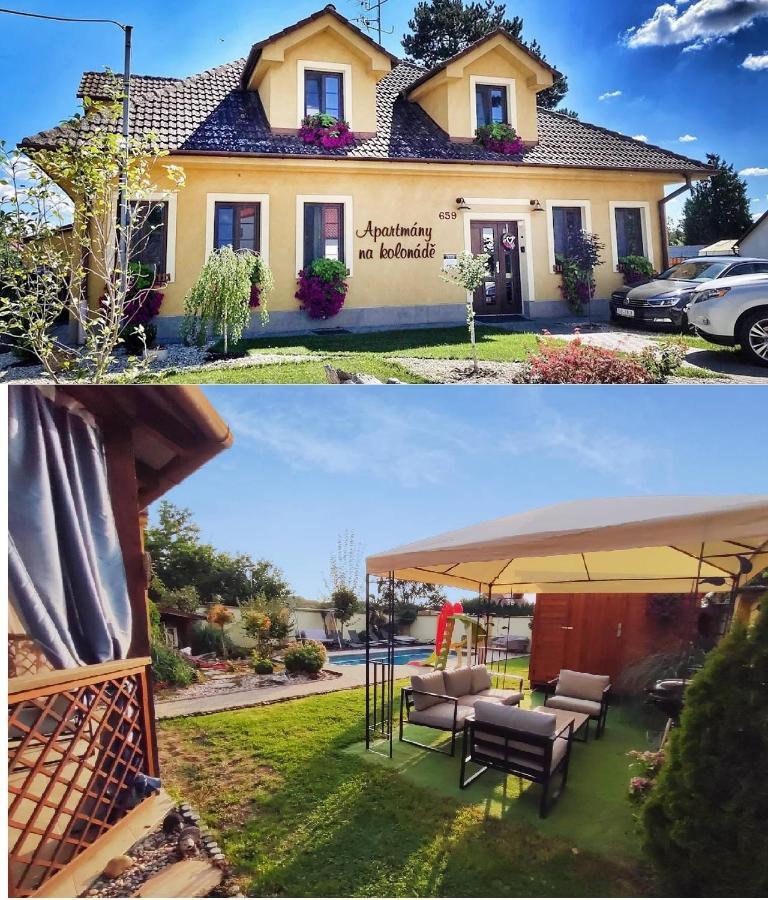 Apartmány na kolonádě Lednice Esterno foto